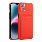 Custodia per telefono in TPU antiurto con slot per schede, For iPhone 14, For iPhone 14 Plus