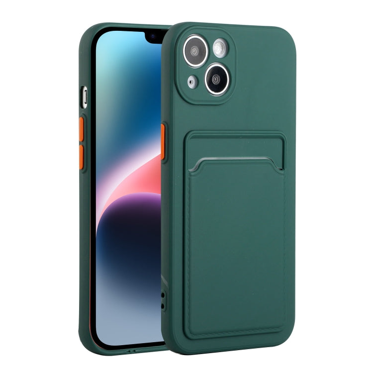 Custodia per telefono in TPU antiurto con slot per schede, For iPhone 14, For iPhone 14 Plus