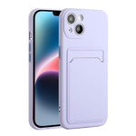 Custodia per telefono in TPU antiurto con slot per schede, For iPhone 14, For iPhone 14 Plus