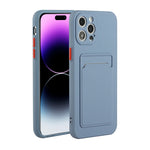 Custodia per telefono in TPU antiurto con slot per schede, For iPhone 14 Pro, For iPhone 14 Pro Max