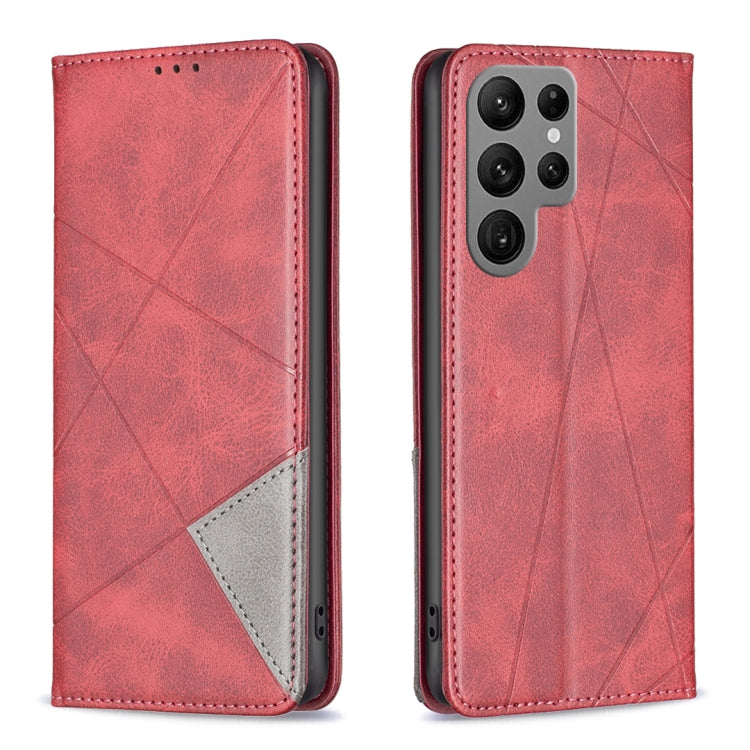 Custodia per telefono in pelle magnetica invisibile prismatica, For Samsung Galaxy A14 5G, For Samsung Galaxy S23+ 5G, For Samsung Galaxy S23 Ultra 5G, For Samsung Galaxy S23 5G