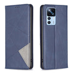 Custodia per telefono in pelle magnetica invisibile prismatica, For Xiaomi 12T / 12T Pro / Redmi K50 Ultra