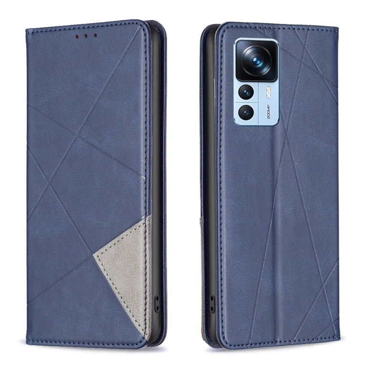 Custodia per telefono in pelle magnetica invisibile prismatica, For Xiaomi 12T / 12T Pro / Redmi K50 Ultra