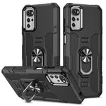Custodia per telefono ibrida con armatura porta anello, For Motorola Moto G22, For Motorola Moto G Stylus 2021, For OPPO A57 5G, For Realme C30 4G