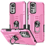 Custodia per telefono ibrida con armatura porta anello, For Motorola Moto G22, For Motorola Moto G Stylus 2021, For OPPO A57 5G, For Realme C30 4G