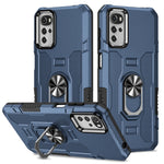 Custodia per telefono ibrida con armatura porta anello, For Motorola Moto G22, For Motorola Moto G Stylus 2021, For OPPO A57 5G, For Realme C30 4G