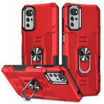 Custodia per telefono ibrida con armatura porta anello, For Motorola Moto G22, For Motorola Moto G Stylus 2021, For OPPO A57 5G, For Realme C30 4G