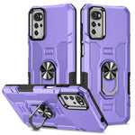 Custodia per telefono ibrida con armatura porta anello, For Motorola Moto G22, For Motorola Moto G Stylus 2021, For OPPO A57 5G, For Realme C30 4G