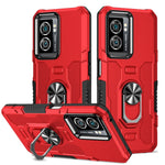 Custodia per telefono ibrida con armatura porta anello, For Motorola Moto G22, For Motorola Moto G Stylus 2021, For OPPO A57 5G, For Realme C30 4G