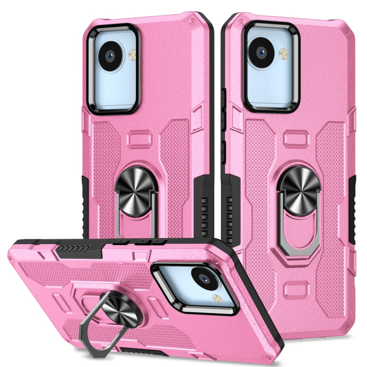 Custodia per telefono ibrida con armatura porta anello, For Motorola Moto G22, For Motorola Moto G Stylus 2021, For OPPO A57 5G, For Realme C30 4G