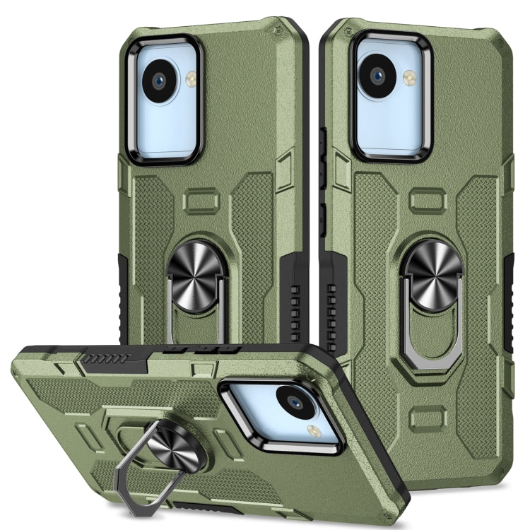 Custodia per telefono ibrida con armatura porta anello, For Motorola Moto G22, For Motorola Moto G Stylus 2021, For OPPO A57 5G, For Realme C30 4G