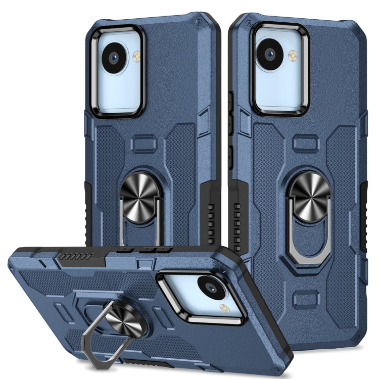 Custodia per telefono ibrida con armatura porta anello, For Motorola Moto G22, For Motorola Moto G Stylus 2021, For OPPO A57 5G, For Realme C30 4G