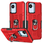 Custodia per telefono ibrida con armatura porta anello, For Motorola Moto G22, For Motorola Moto G Stylus 2021, For OPPO A57 5G, For Realme C30 4G