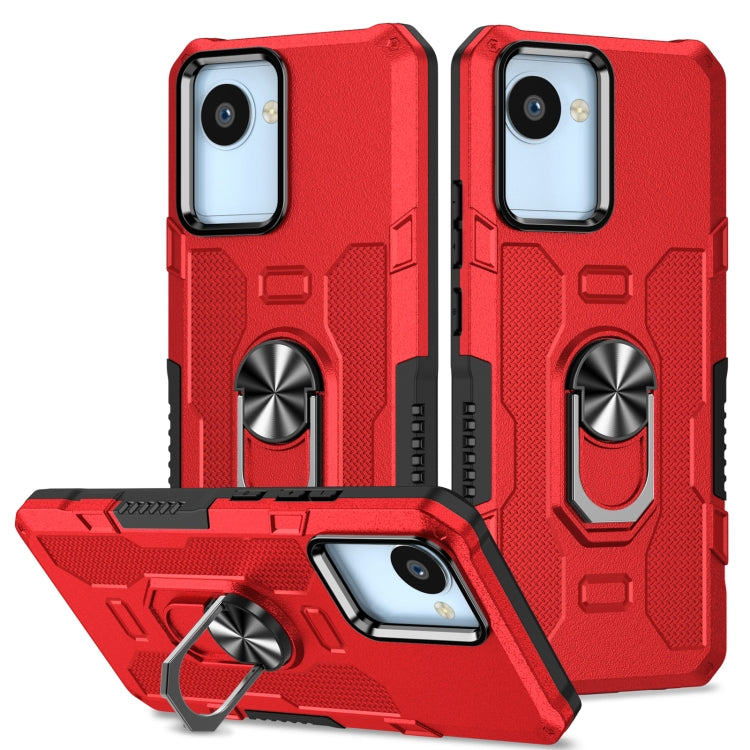 Custodia per telefono ibrida con armatura porta anello, For Motorola Moto G22, For Motorola Moto G Stylus 2021, For OPPO A57 5G, For Realme C30 4G