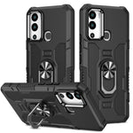 Custodia per telefono ibrida con armatura porta anello, For Infinix Hot 12i, For Infinix Hot 12 Play, For Honor X7, For Honor X8