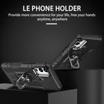 Custodia per telefono ibrida con armatura porta anello, For Infinix Hot 12i, For Infinix Hot 12 Play, For Honor X7, For Honor X8