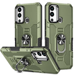 Custodia per telefono ibrida con armatura porta anello, For Infinix Hot 12i, For Infinix Hot 12 Play, For Honor X7, For Honor X8