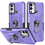 Custodia per telefono ibrida con armatura porta anello, For Infinix Hot 12i, For Infinix Hot 12 Play, For Honor X7, For Honor X8