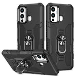 Custodia per telefono ibrida con armatura porta anello, For Infinix Hot 12i, For Infinix Hot 12 Play, For Honor X7, For Honor X8