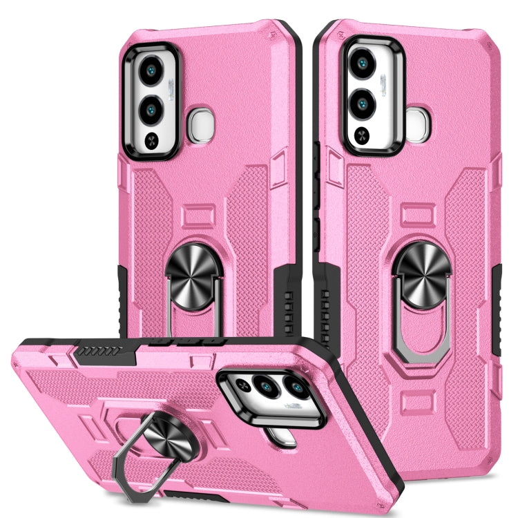 Custodia per telefono ibrida con armatura porta anello, For Infinix Hot 12i, For Infinix Hot 12 Play, For Honor X7, For Honor X8