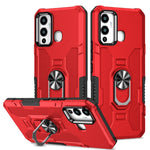 Custodia per telefono ibrida con armatura porta anello, For Infinix Hot 12i, For Infinix Hot 12 Play, For Honor X7, For Honor X8