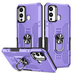 Custodia per telefono ibrida con armatura porta anello, For Infinix Hot 12i, For Infinix Hot 12 Play, For Honor X7, For Honor X8