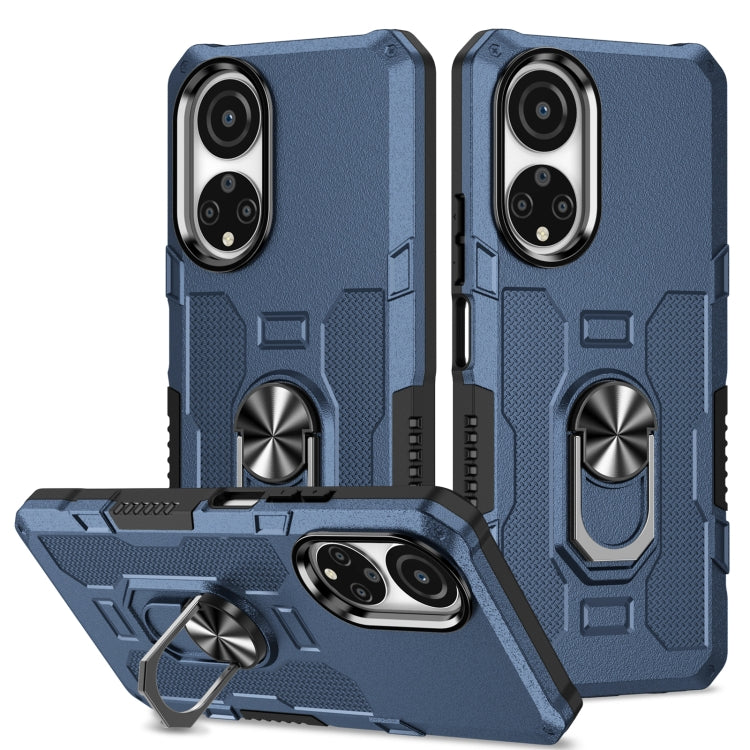 Custodia per telefono ibrida con armatura porta anello, For Infinix Hot 12i, For Infinix Hot 12 Play, For Honor X7, For Honor X8
