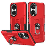 Custodia per telefono ibrida con armatura porta anello, For Infinix Hot 12i, For Infinix Hot 12 Play, For Honor X7, For Honor X8