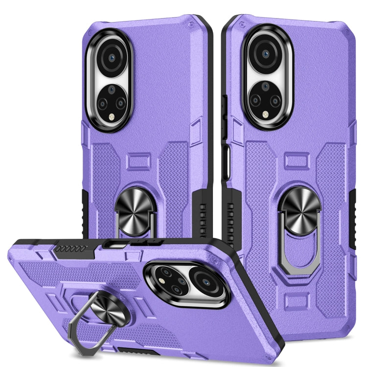 Custodia per telefono ibrida con armatura porta anello, For Infinix Hot 12i, For Infinix Hot 12 Play, For Honor X7, For Honor X8