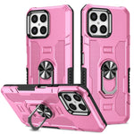 Custodia per telefono ibrida con armatura porta anello, For Infinix Hot 12i, For Infinix Hot 12 Play, For Honor X7, For Honor X8