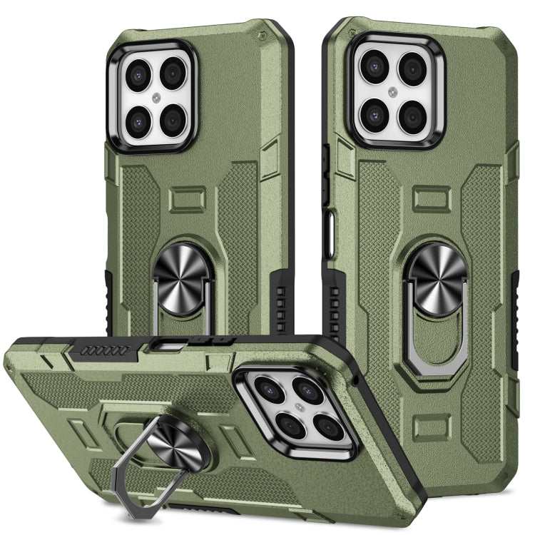 Custodia per telefono ibrida con armatura porta anello, For Infinix Hot 12i, For Infinix Hot 12 Play, For Honor X7, For Honor X8