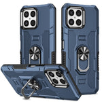 Custodia per telefono ibrida con armatura porta anello, For Infinix Hot 12i, For Infinix Hot 12 Play, For Honor X7, For Honor X8