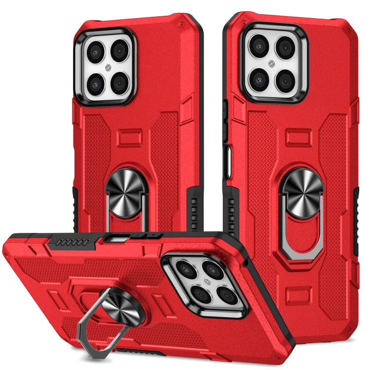 Custodia per telefono ibrida con armatura porta anello, For Infinix Hot 12i, For Infinix Hot 12 Play, For Honor X7, For Honor X8