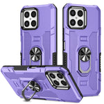 Custodia per telefono ibrida con armatura porta anello, For Infinix Hot 12i, For Infinix Hot 12 Play, For Honor X7, For Honor X8
