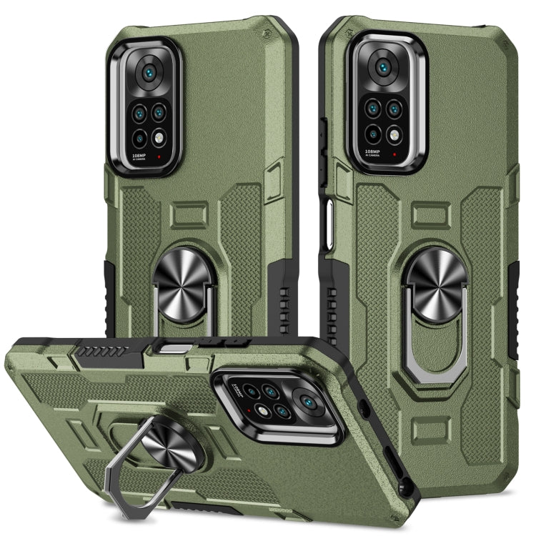 Custodia per telefono ibrida con armatura porta anello, For Samsung Galaxy A73 5G, For Xiaomi Redmi Note 11 Global, For Xiaomi Poco X4 Pro 5G, For vivo Y20