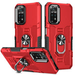 Custodia per telefono ibrida con armatura porta anello, For Samsung Galaxy A73 5G, For Xiaomi Redmi Note 11 Global, For Xiaomi Poco X4 Pro 5G, For vivo Y20