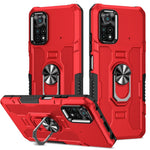 Custodia per telefono ibrida con armatura porta anello, For Samsung Galaxy A73 5G, For Xiaomi Redmi Note 11 Global, For Xiaomi Poco X4 Pro 5G, For vivo Y20