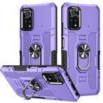 Custodia per telefono ibrida con armatura porta anello, For Samsung Galaxy A73 5G, For Xiaomi Redmi Note 11 Global, For Xiaomi Poco X4 Pro 5G, For vivo Y20