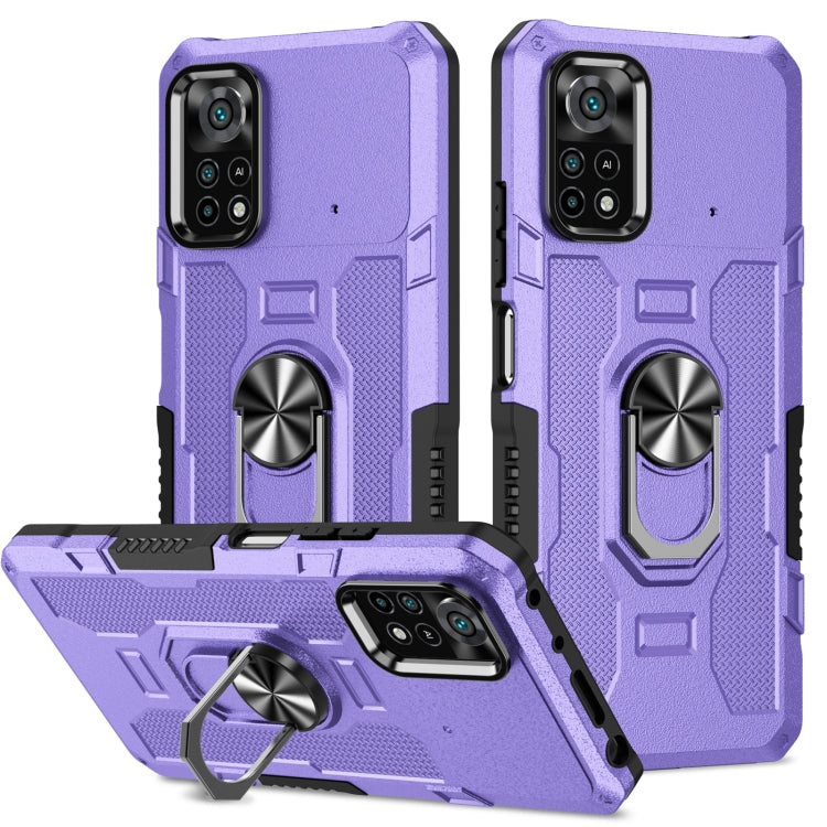 Custodia per telefono ibrida con armatura porta anello, For Samsung Galaxy A73 5G, For Xiaomi Redmi Note 11 Global, For Xiaomi Poco X4 Pro 5G, For vivo Y20
