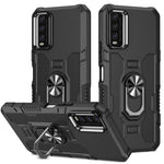 Custodia per telefono ibrida con armatura porta anello, For Samsung Galaxy A73 5G, For Xiaomi Redmi Note 11 Global, For Xiaomi Poco X4 Pro 5G, For vivo Y20