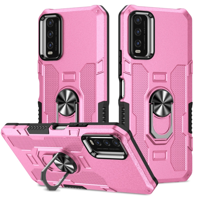 Custodia per telefono ibrida con armatura porta anello, For Samsung Galaxy A73 5G, For Xiaomi Redmi Note 11 Global, For Xiaomi Poco X4 Pro 5G, For vivo Y20