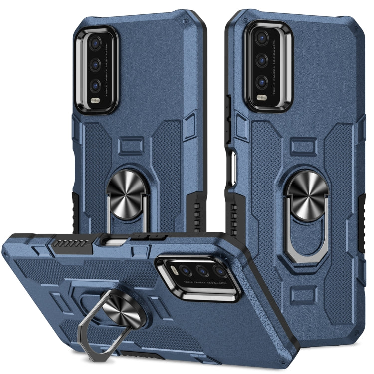 Custodia per telefono ibrida con armatura porta anello, For Samsung Galaxy A73 5G, For Xiaomi Redmi Note 11 Global, For Xiaomi Poco X4 Pro 5G, For vivo Y20