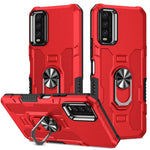 Custodia per telefono ibrida con armatura porta anello, For Samsung Galaxy A73 5G, For Xiaomi Redmi Note 11 Global, For Xiaomi Poco X4 Pro 5G, For vivo Y20