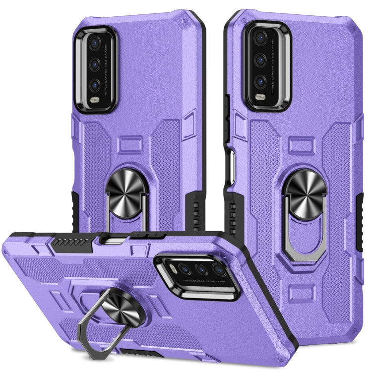 Custodia per telefono ibrida con armatura porta anello, For Samsung Galaxy A73 5G, For Xiaomi Redmi Note 11 Global, For Xiaomi Poco X4 Pro 5G, For vivo Y20
