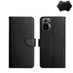 Custodia per telefono flip in vera pelle a prova di impronte digitali, For Xiaomi Poco M5 4G/5G/M4 5G, For Xiaomi Poco M5s, For Xiaomi Redmi A1, For Xiaomi Redmi K50 Ultra/12T/12T Pro