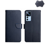 Custodia per telefono flip in vera pelle a prova di impronte digitali, For Xiaomi Poco M5 4G/5G/M4 5G, For Xiaomi Poco M5s, For Xiaomi Redmi A1, For Xiaomi Redmi K50 Ultra/12T/12T Pro