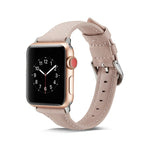 Cinturino da polso di ricambio in pelle sottile, For Apple Watch 5/4 44mm & 3/2/1 42mm, For Apple Watch 5/4 40mm & 3/2/1 38mm
