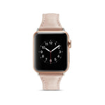 Cinturino da polso di ricambio in pelle sottile, For Apple Watch 5/4 44mm & 3/2/1 42mm, For Apple Watch 5/4 40mm & 3/2/1 38mm