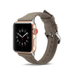 Cinturino da polso di ricambio in pelle sottile, For Apple Watch 5/4 44mm & 3/2/1 42mm, For Apple Watch 5/4 40mm & 3/2/1 38mm