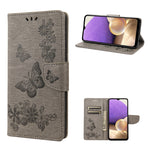 Custodia per cellulare in pelle flip orizzontale goffrata farfalla, For Samsung Galaxy A23e / A23s, For Motorola Moto E22 / E22i, For Nothing Phone 1